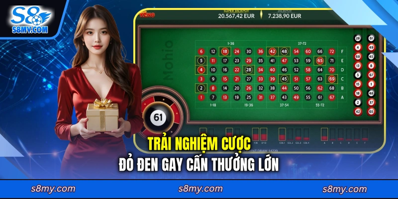Trải nghiệm cược đỏ đen gay cấn thưởng lớn